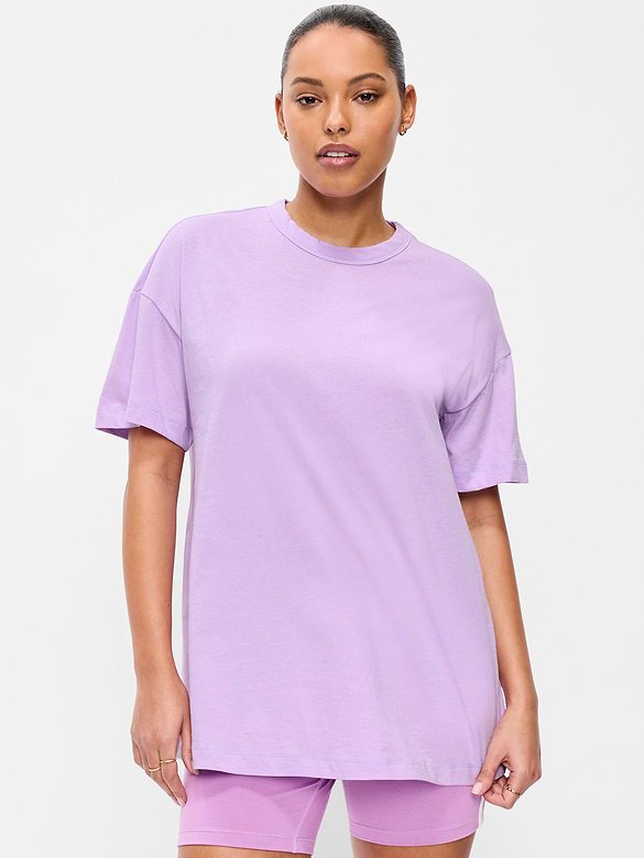 T-shirt tunique passe-partout surdimensionné