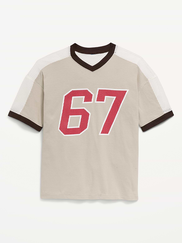 Oversized Short-Sleeve Graphic T-Shirt for Boys