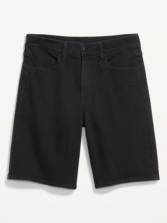 High-Waisted Wow Jean Shorts -- 9-inch inseam