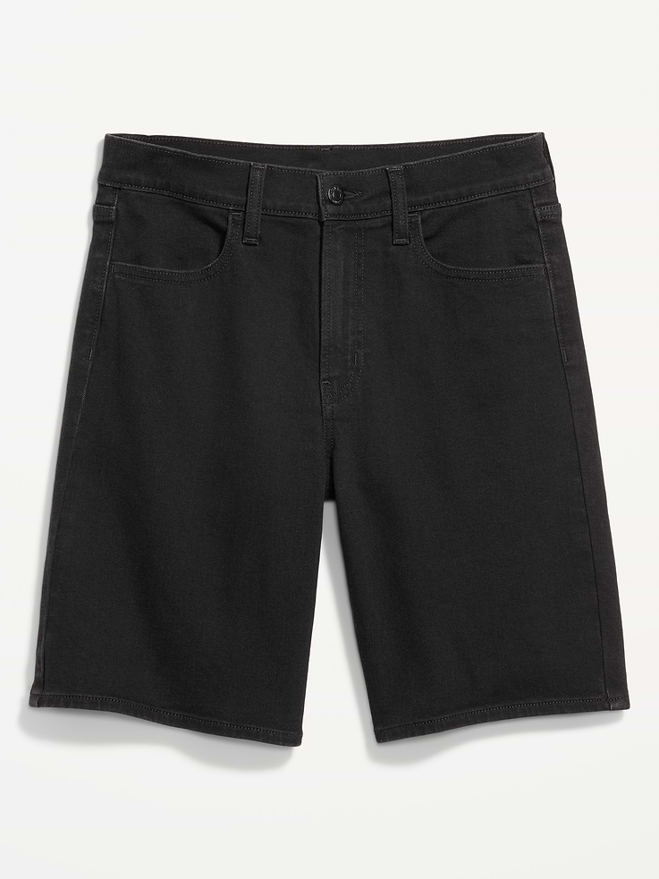 Image number 4 showing, High-Waisted Wow Jean Shorts -- 9-inch inseam