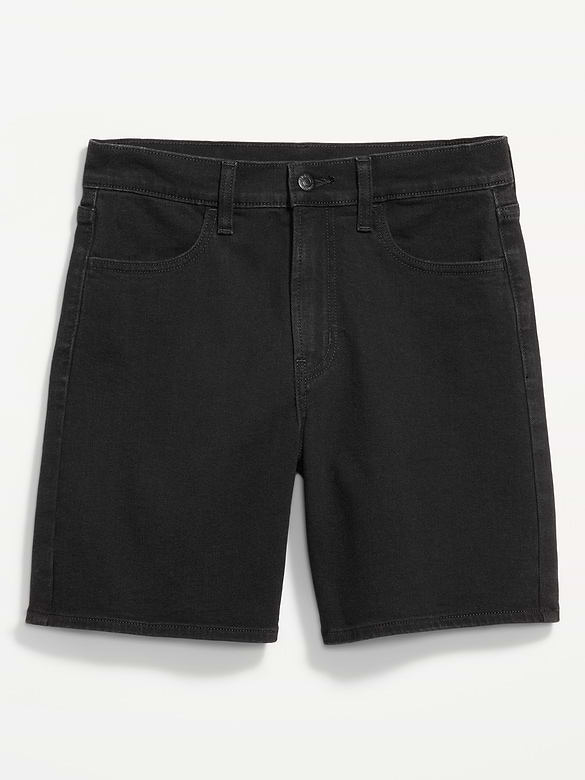 High-Waisted Wow Jean Shorts -- 7-inch inseam