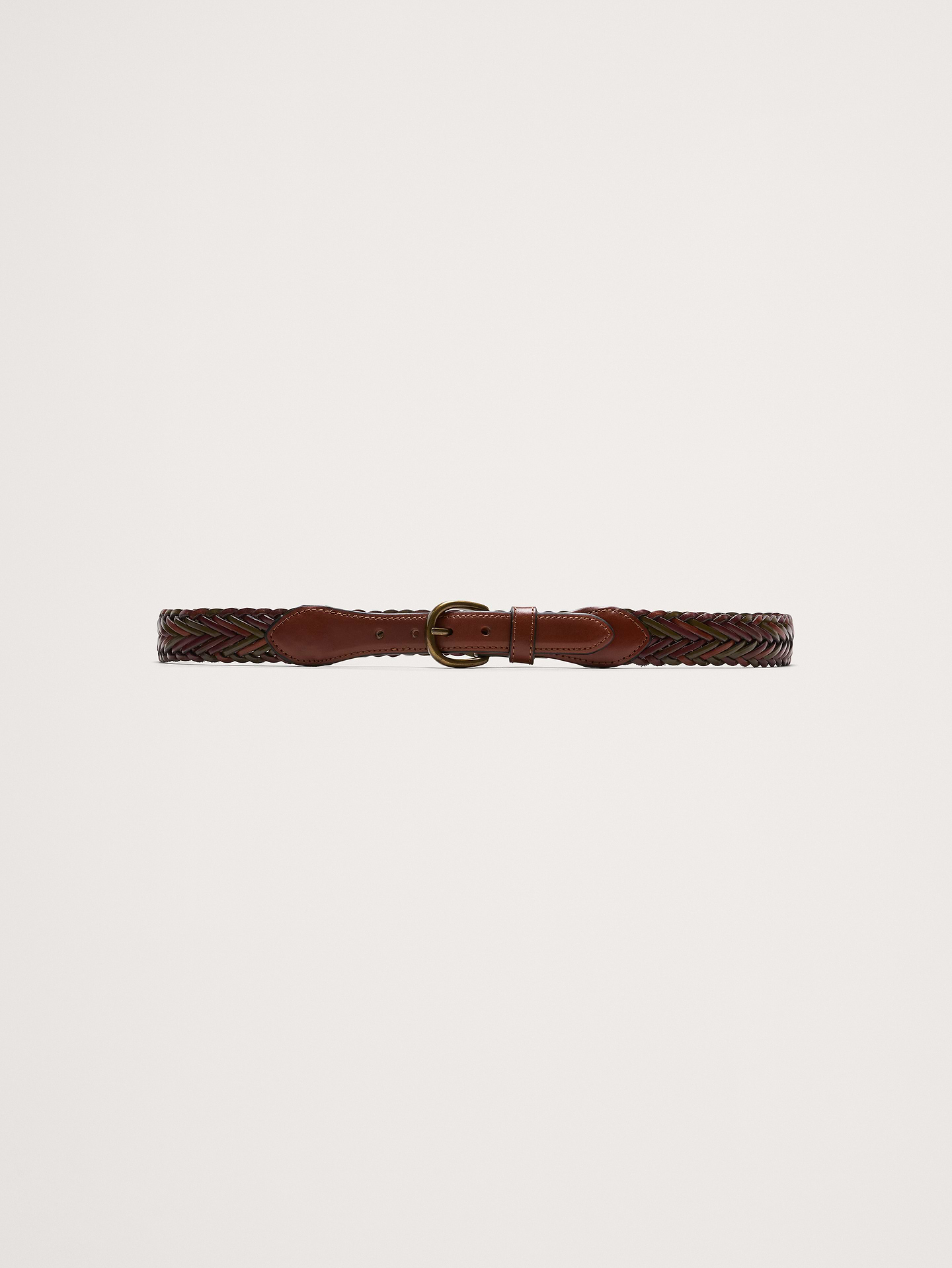 L'image numéro 2 présente Ceinture en cuir tressé