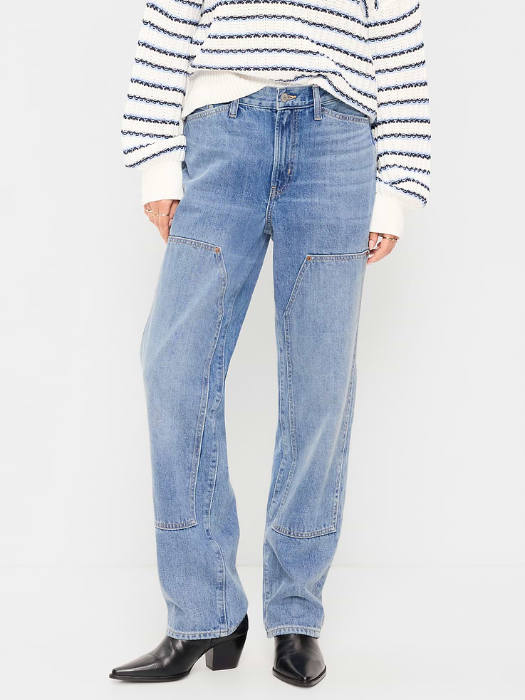 Image number 2 showing, High-Waisted OG Loose Rigid Jeans