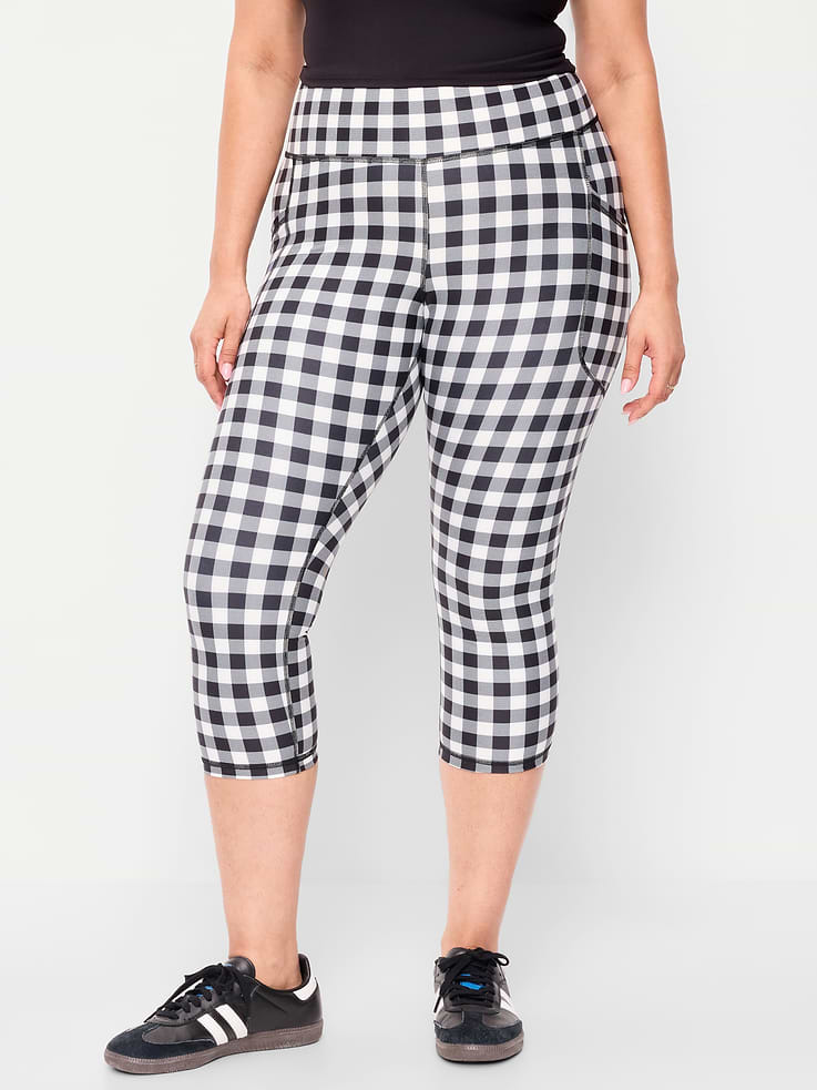 Image number 7 showing, High-Waisted PowerSoft Crop Pocket Leggings