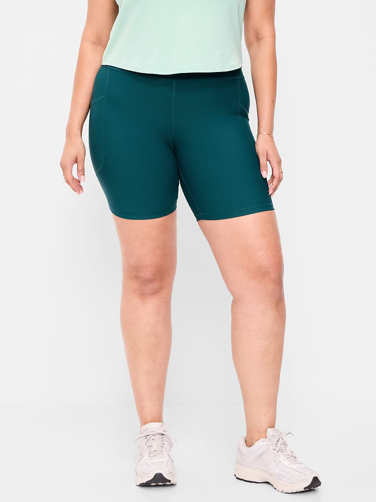 L'image numéro 6 présente Cuissard PowerSoft à taille haute pour Femme, entrejambe de 20 cm
