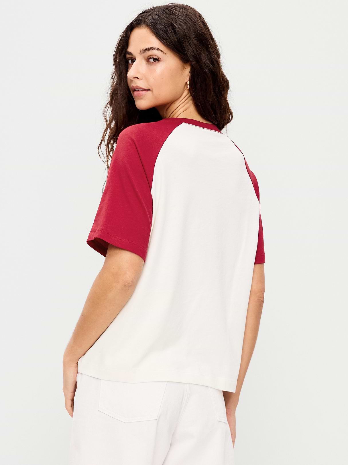 Vintage Crew-Neck Raglan T-Shirt | Old Navy