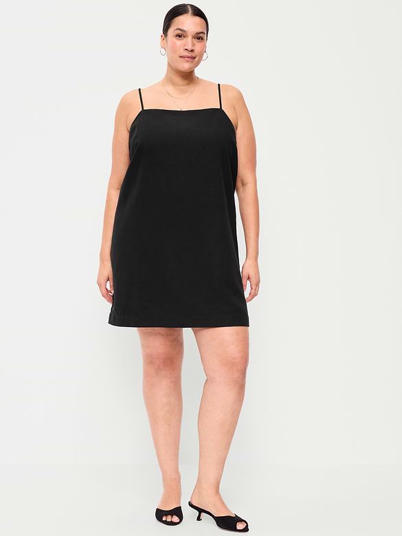 Strappy Mini Shift Dress