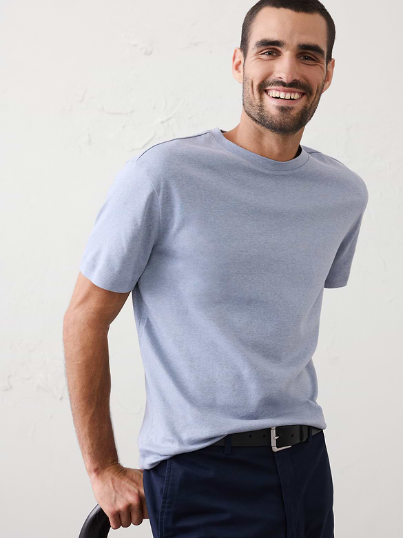 Luxe Touch Crew-Neck T-Shirt