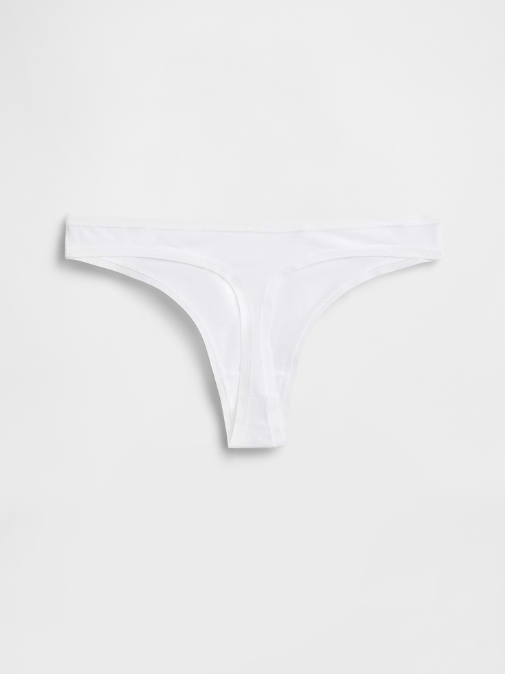 Image number 5 showing, Organic Stretch Cotton Thong
