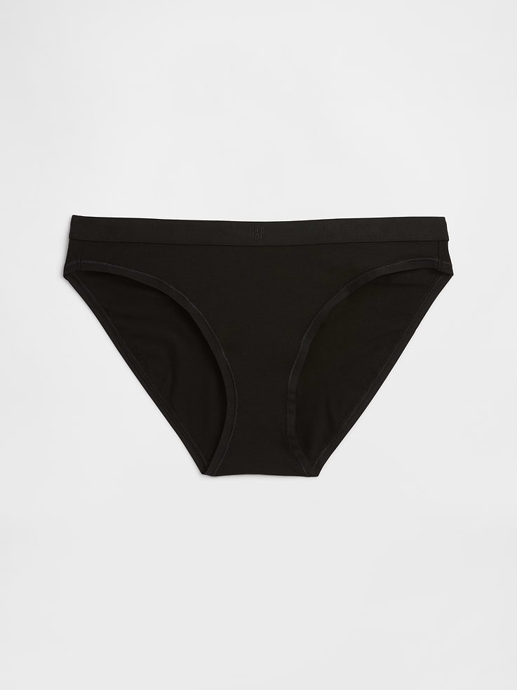 Image number 4 showing, Organic Stretch Cotton Logo Bikini