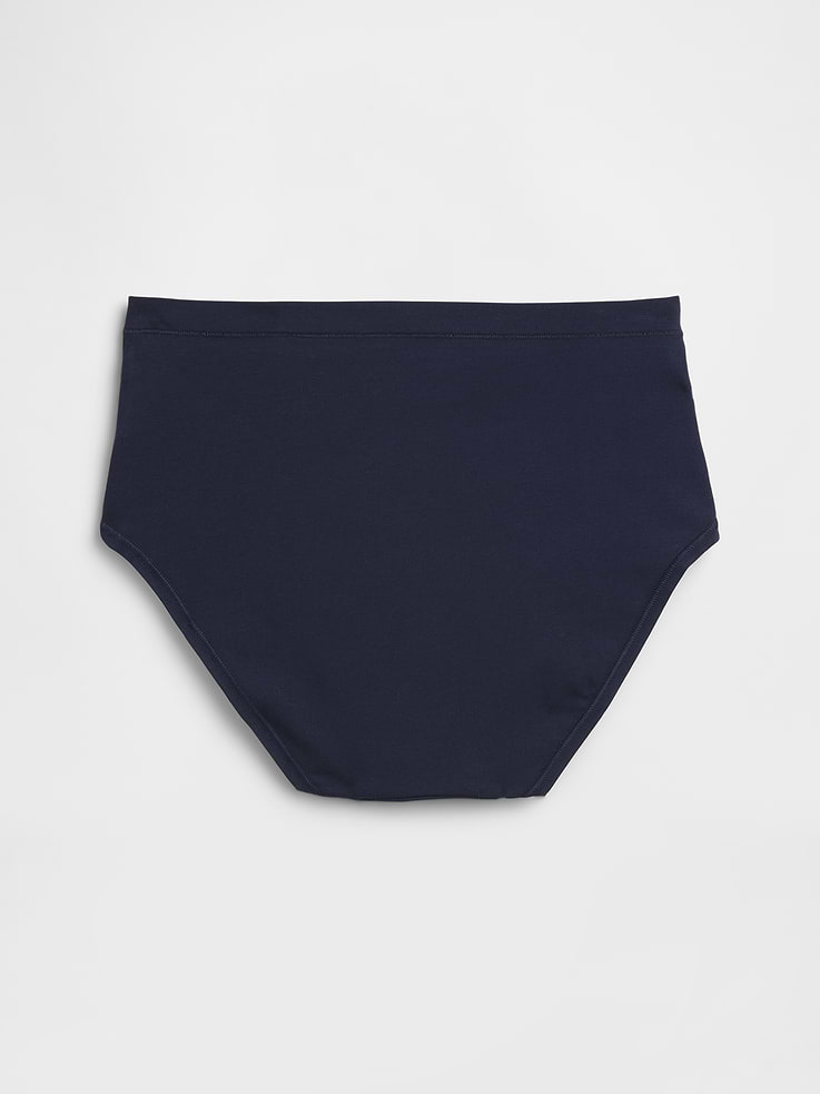 Image number 6 showing, Organic Stretch Cotton High Rise Bikini