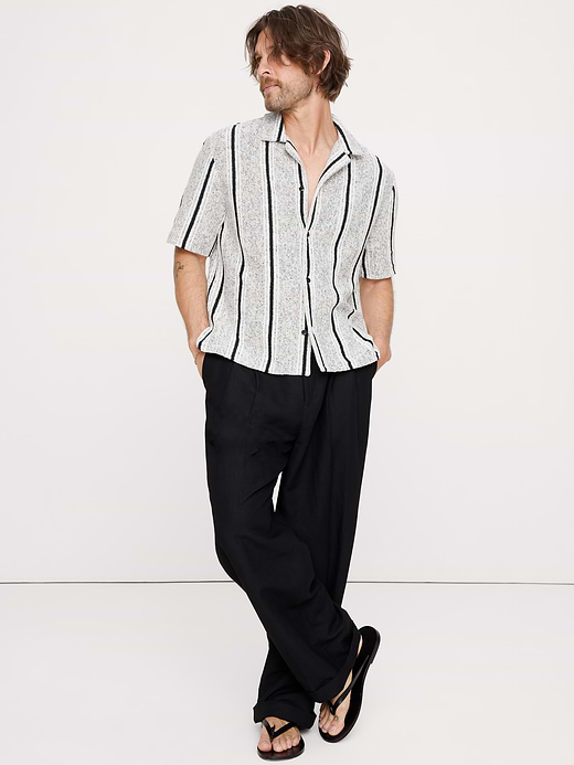 Relaxed-Fit Striped Resort Shirt