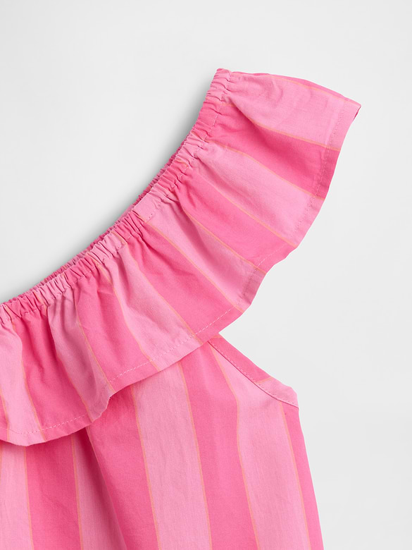 Kids One-Shoulder Ruffle Top