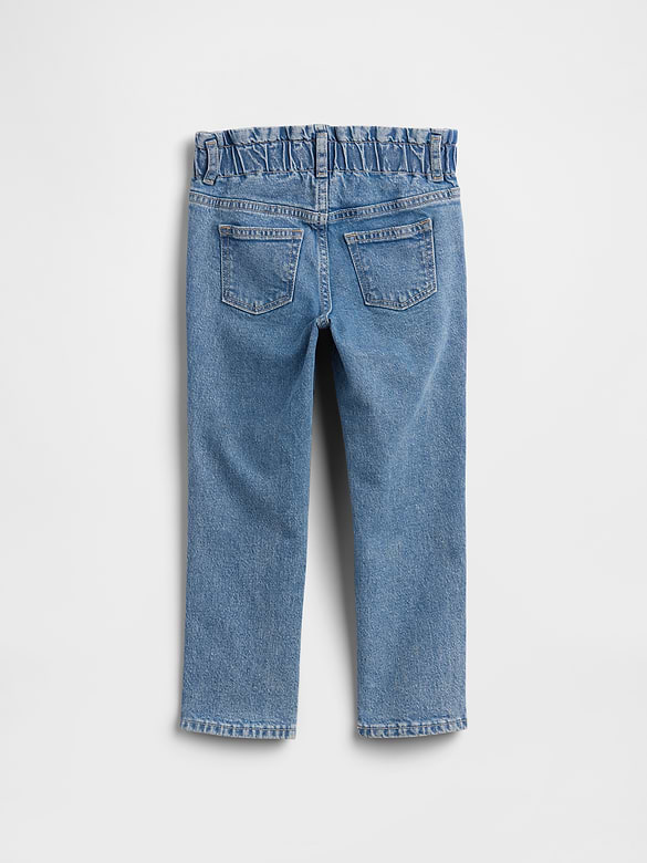 babyGap Embroidered Paperbag Mom Jeans