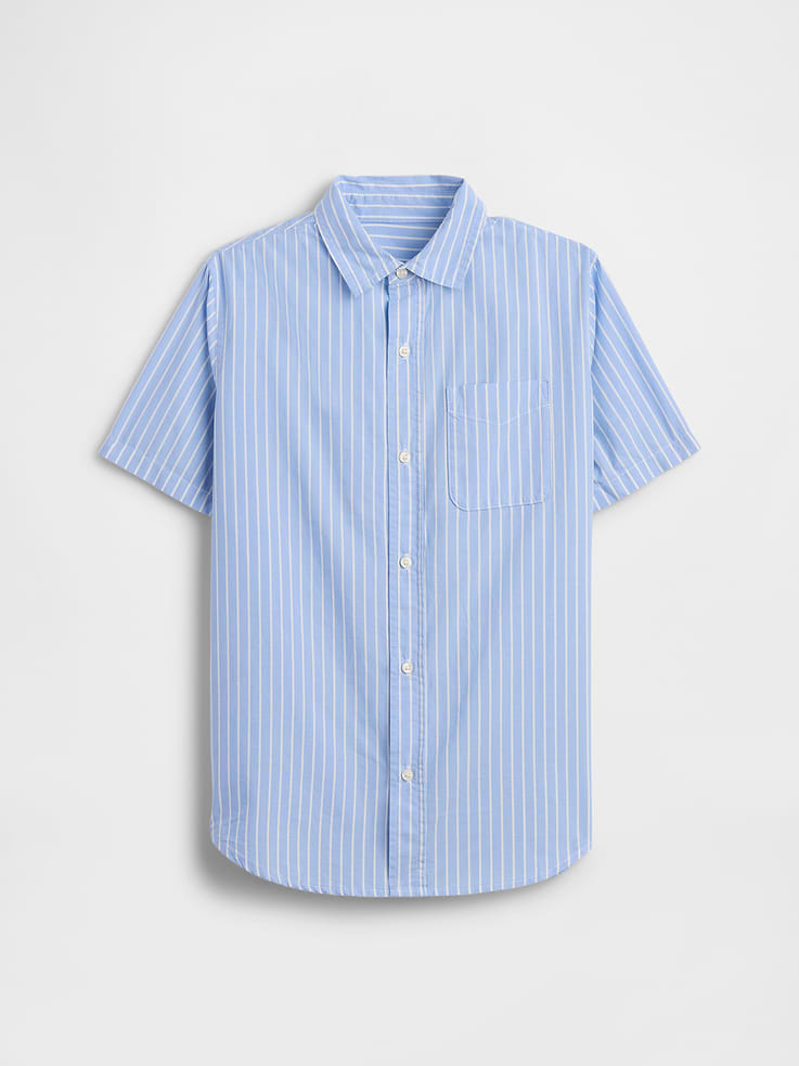 Image number 1 showing, Kids Poplin Shirt