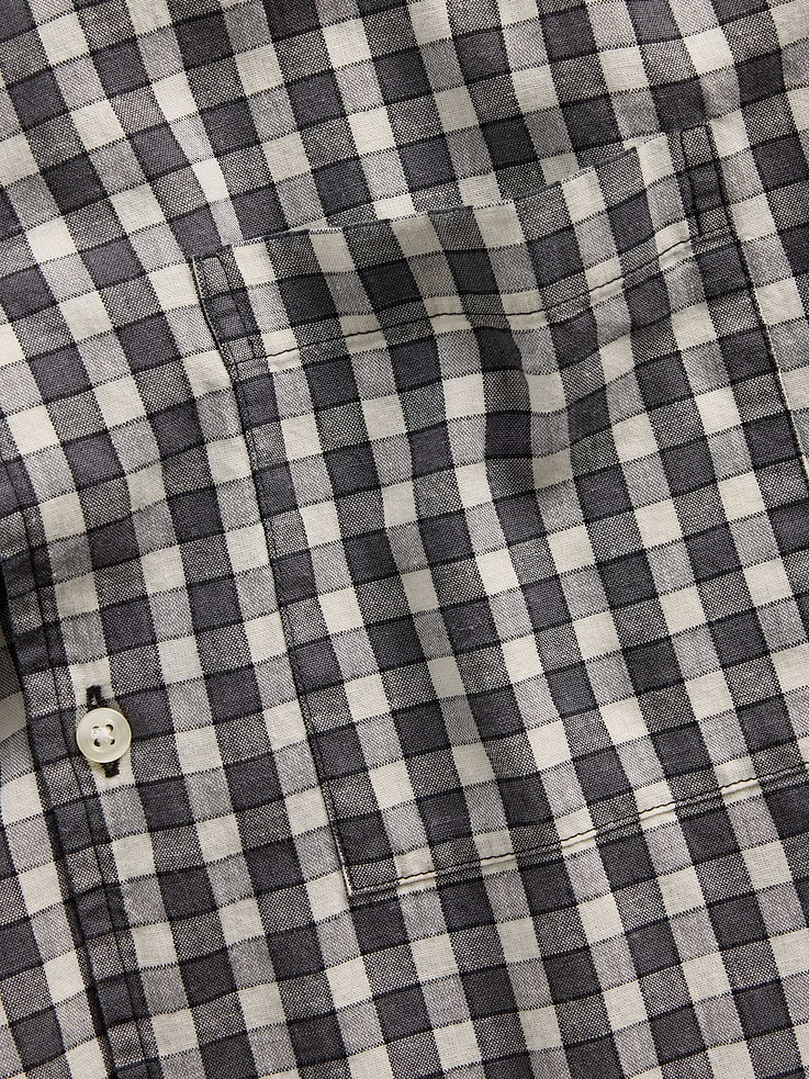 Image number 4 showing, Linen-Cotton Relaxed Straight-Hem Shirt