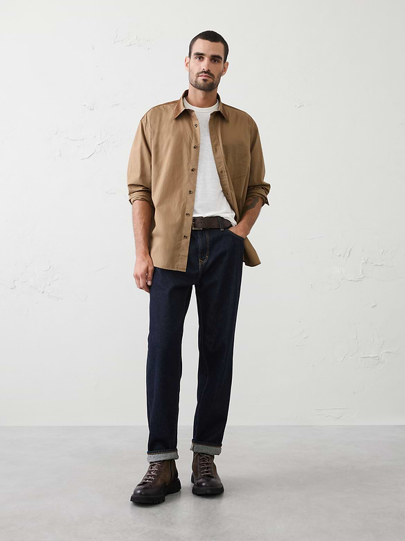 Relaxed-Fit Patchwork Shirt