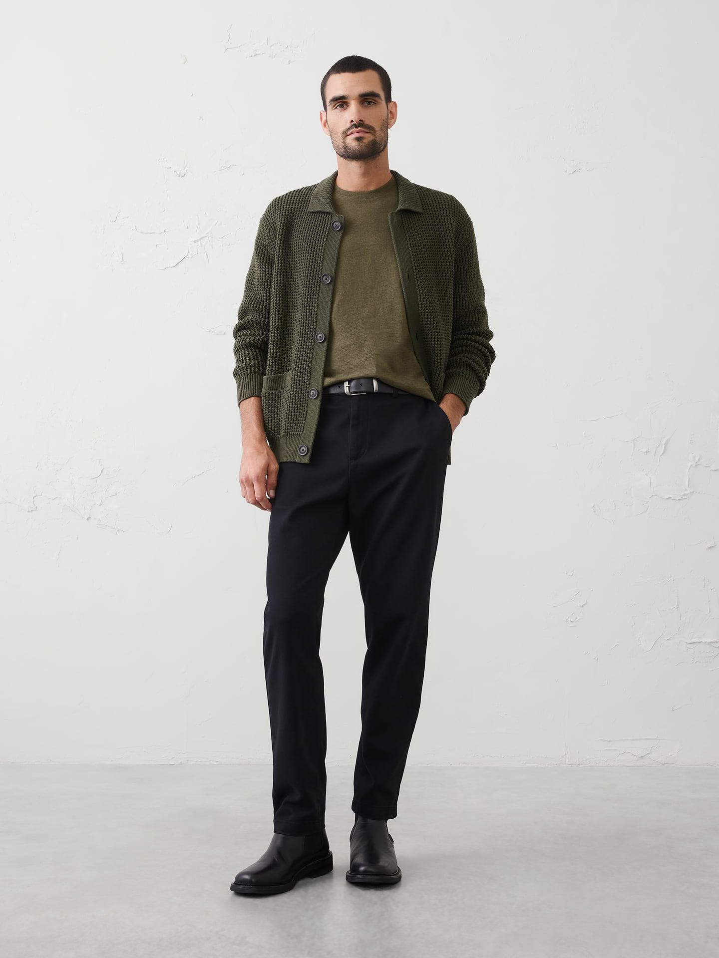 Image number 6 showing, Standard-Fit Premium Wash Crew-Neck T-Shirt
