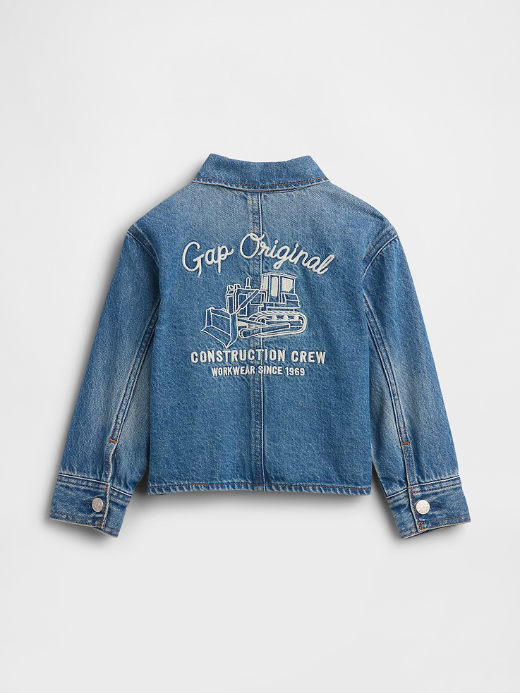 Image number 3 showing, Baby & Toddler Denim Workwear Jacket