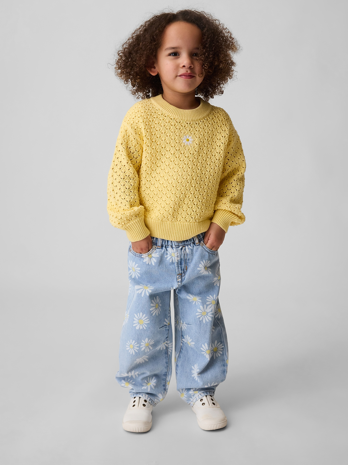 Baby & Toddler Daisy Horseshoe Jeans | Gap