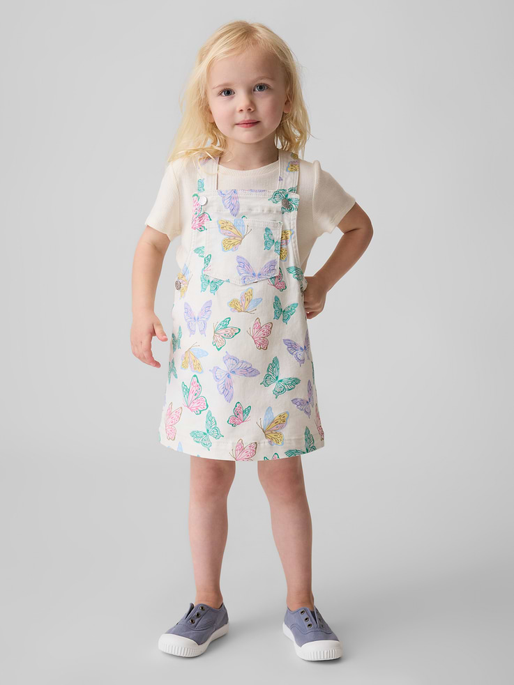 Image number 1 showing, Baby & Toddler Butterfly Skirtall