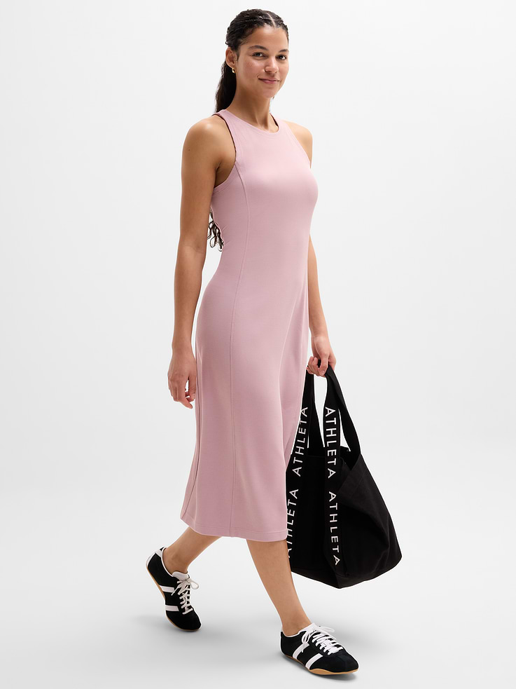 Image number 5 showing, Seasoft Rib Midi Tank Dress