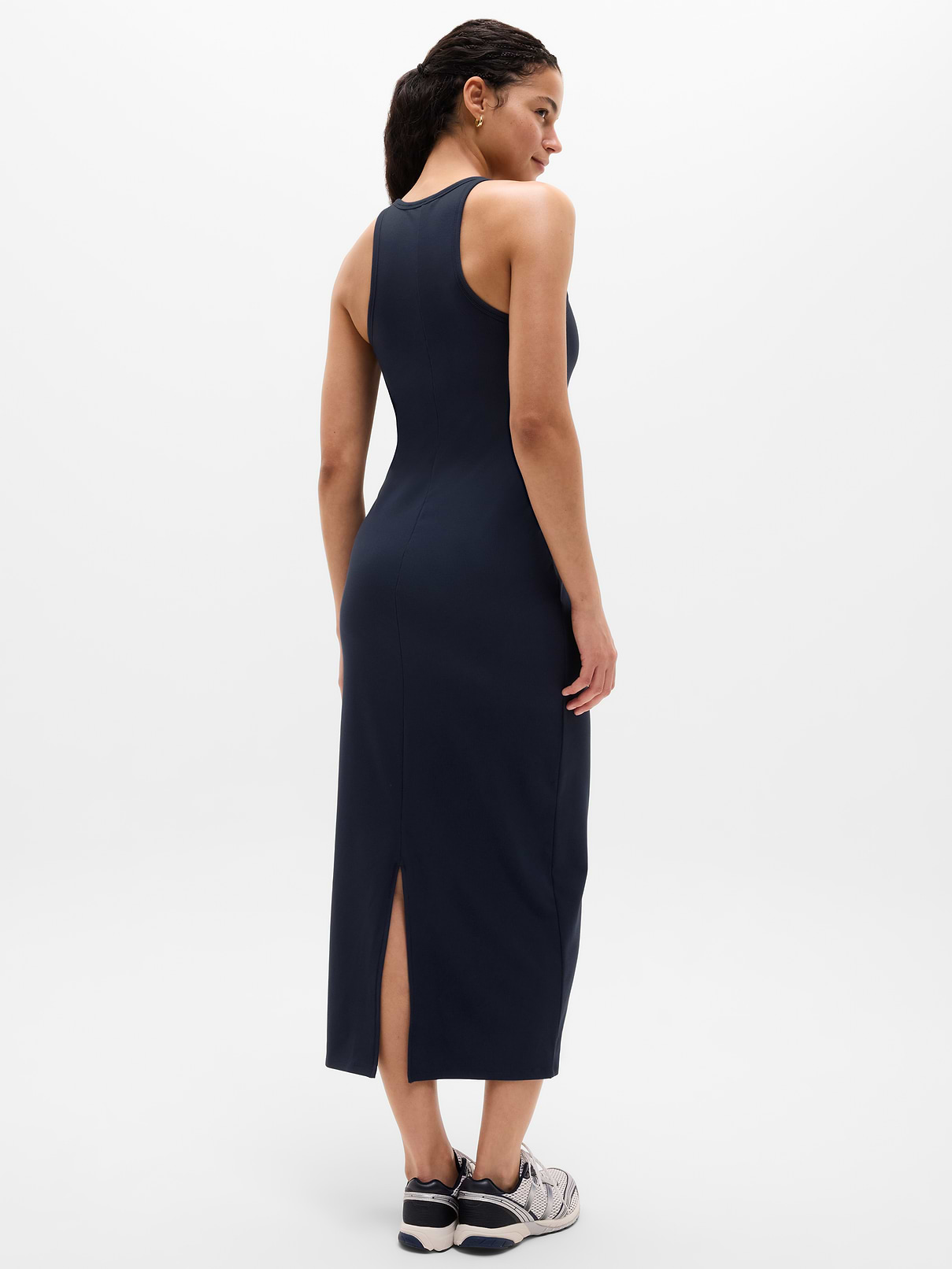 dresser for women VINGLI White 6 Drawer, Wood Dresser Chest of Drawers, Clothes Dressers Bedroom with Curved Legs and Grooved Drawer Front, French, 47.24