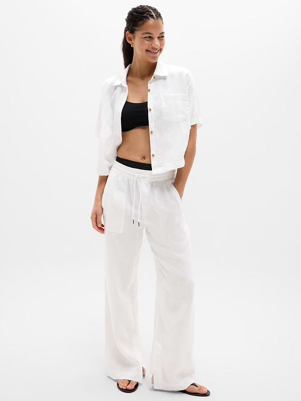 Retreat Linen Short Sleeve Shirt