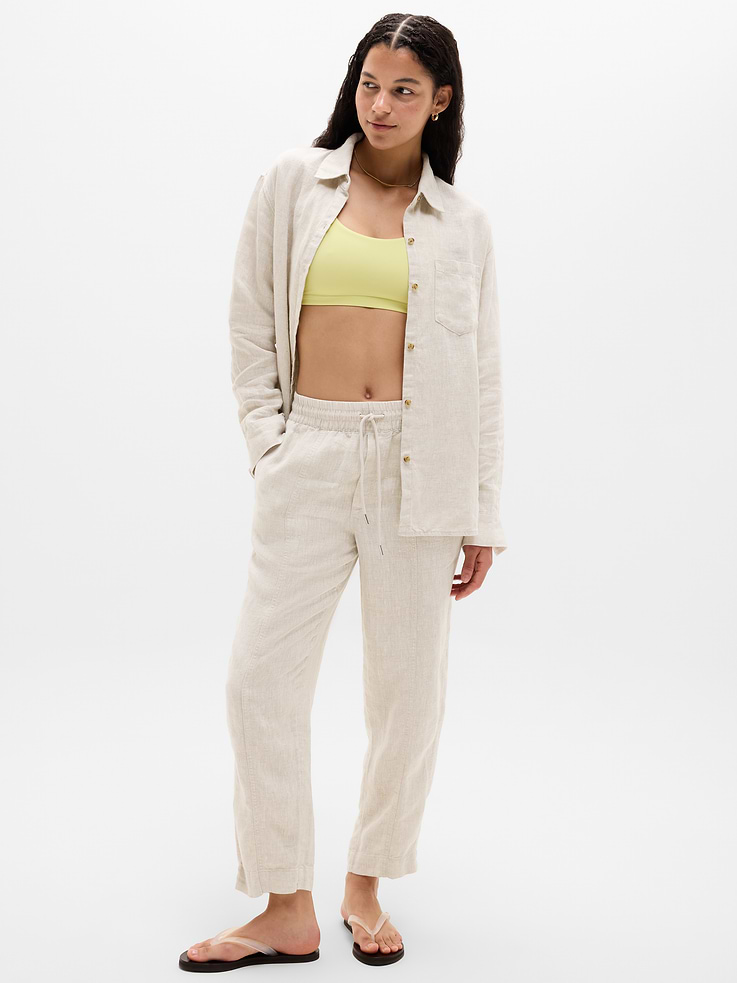 Image number 2 showing, Retreat Linen Top