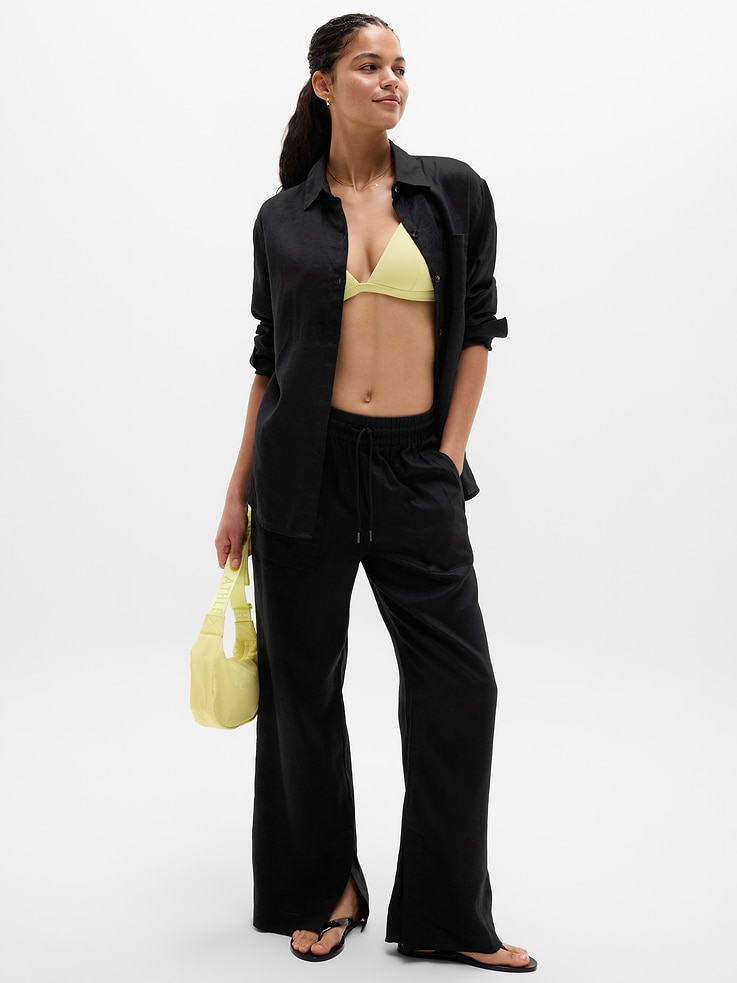 Image number 3 showing, Retreat Linen Top