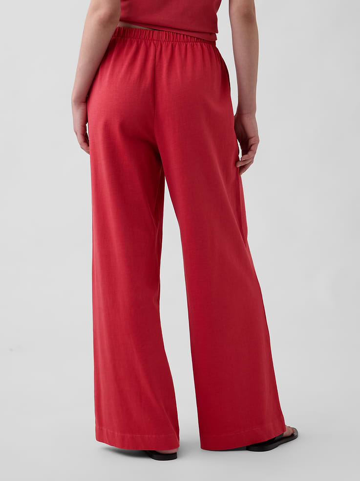 Image number 4 showing, Knit Wide-Leg Pants