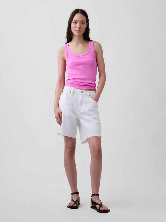 Rib Scoop Tank Top