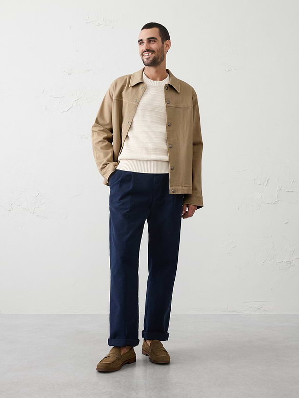 Relaxed Garment-Dyed Jacket