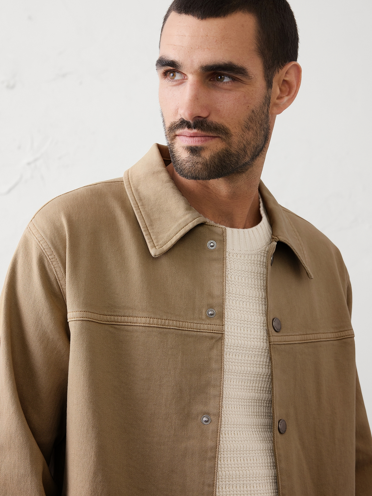 Relaxed Garment-Dyed Jacket | Banana Republic Factory