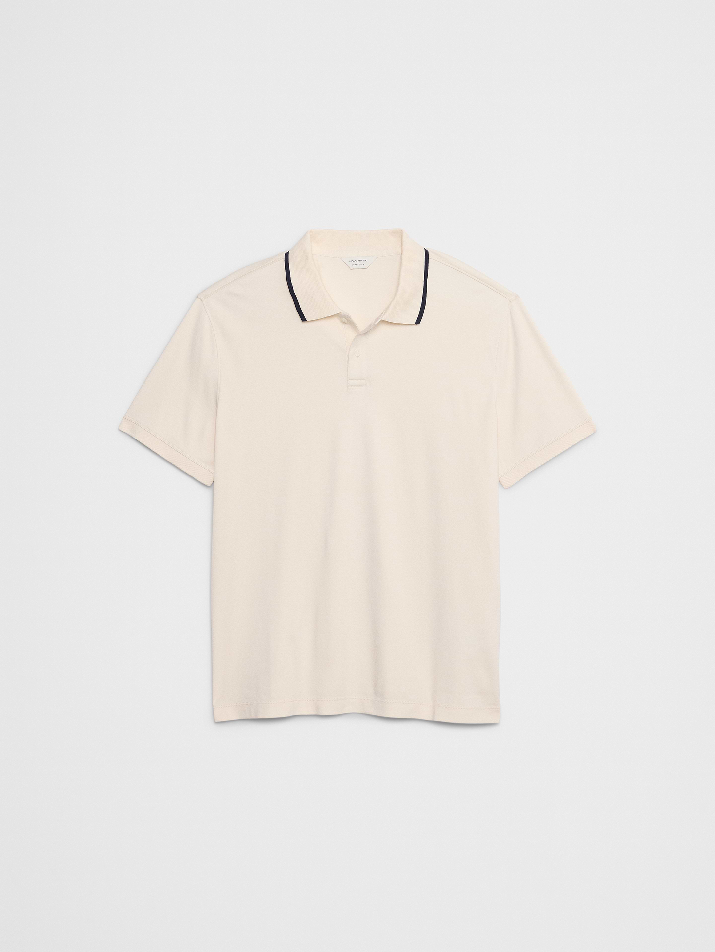 L'image numéro 4 présente Polo coupe standard Luxe ultra-doux aux couleurs contrastantes