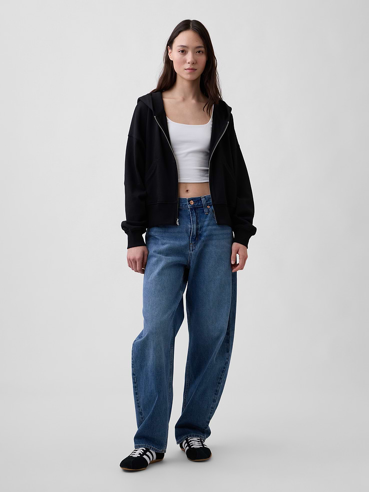 Image number 2 showing, VintageSoft Terry Zip Hoodie
