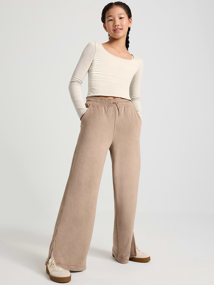 Image 2 of 5, Athleta Girl Cozy Rib Wide Leg Pant