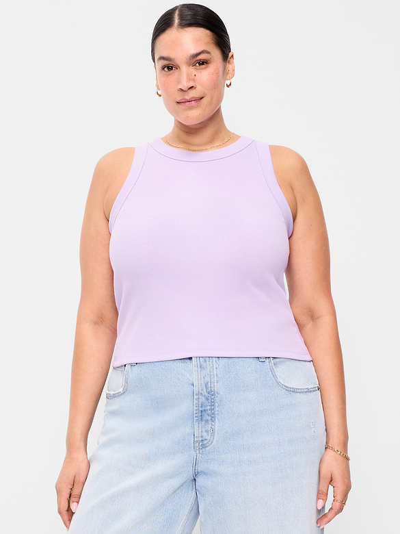 Camisole courte moulante