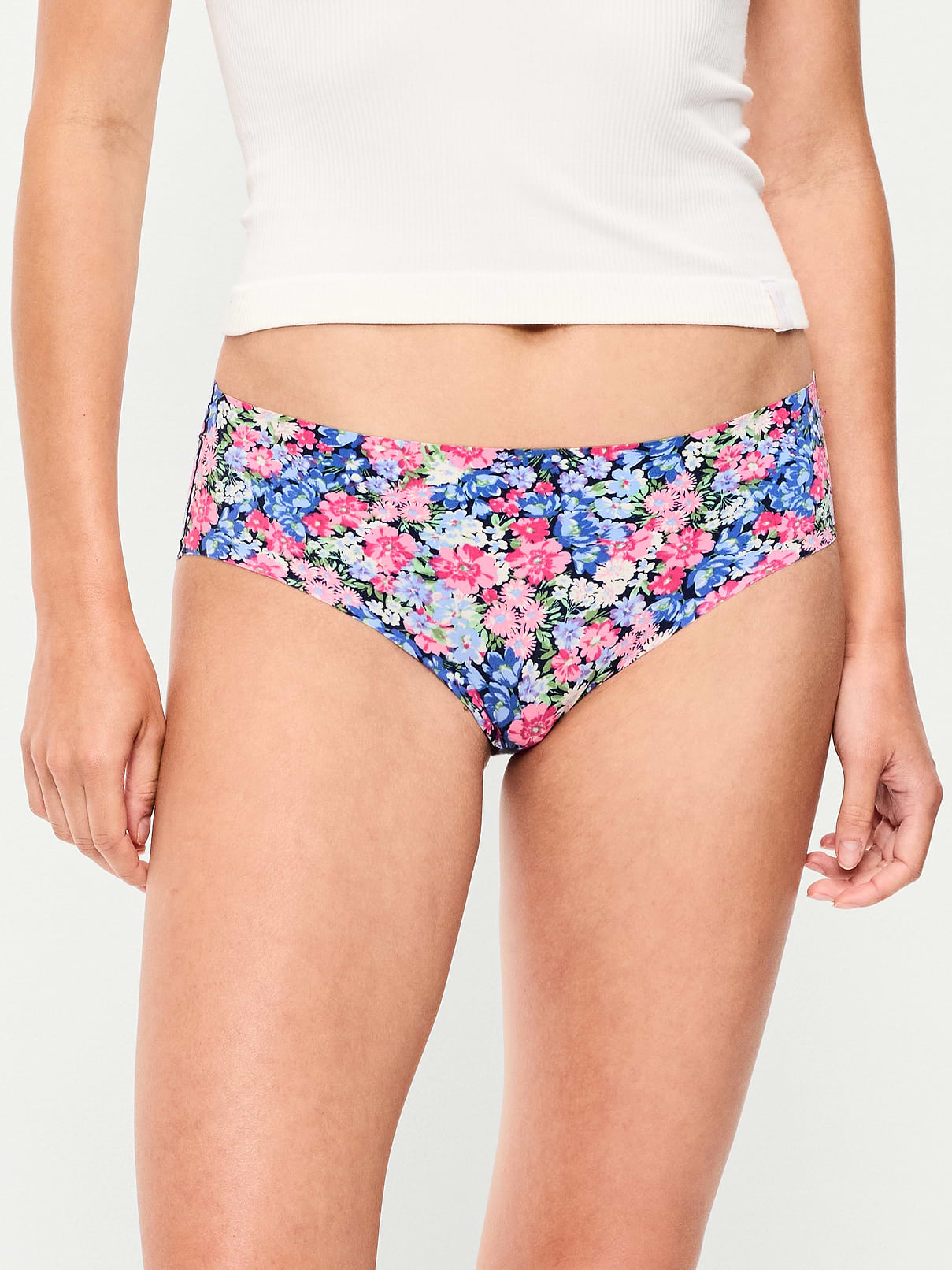 Image number 2 showing, Low-Rise No-Show Hipster Underwear 6-Pack