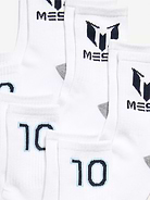 Image 2 of 2, Messi™ Gender-Neutral Crew Socks 6-Pack for Kids