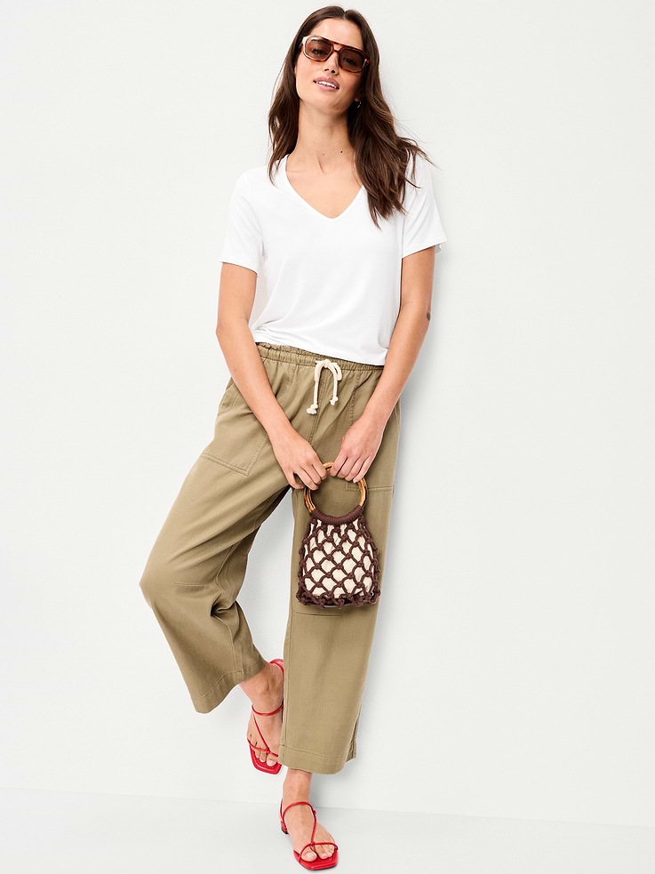 Image number 3 showing, Luxe V-Neck T-Shirt
