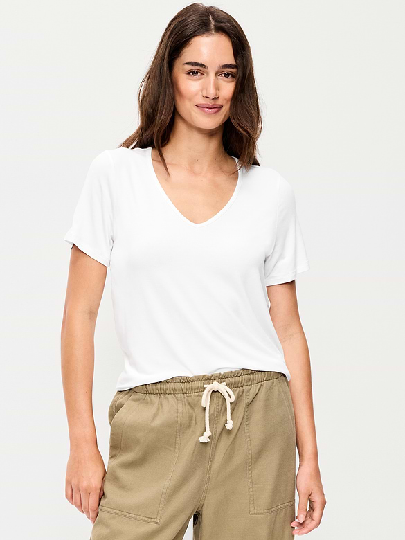 Luxe V-Neck T-Shirt