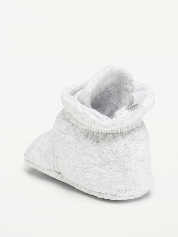 Jersey-Knit Booties for Baby