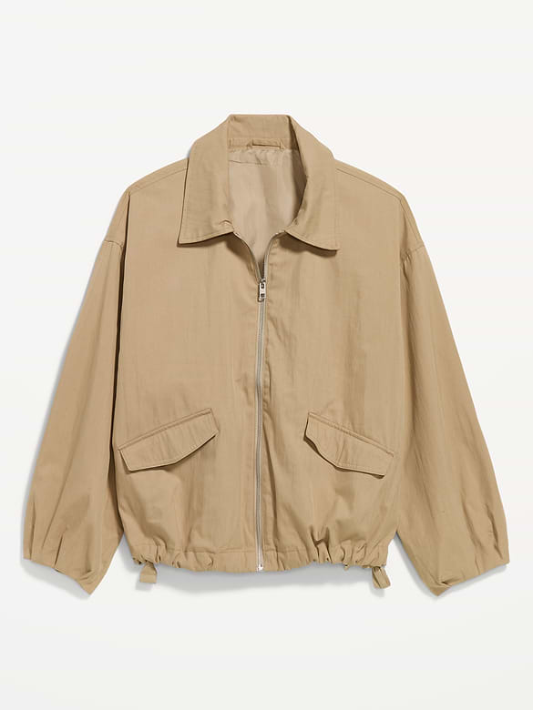 Full-Zip Harrington Jacket
