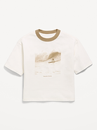 Image number 2 showing, Short-Sleeve Boxy Graphic T-Shirt for Boys