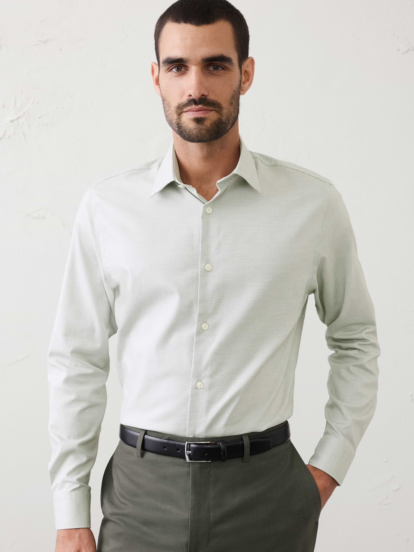 Image number 1 showing, Athletic-Fit Dress Shirt