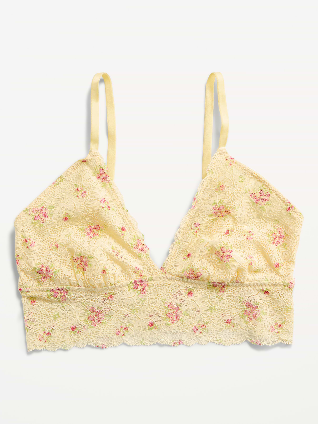 Image number 4 showing, Lace Longline Bralette