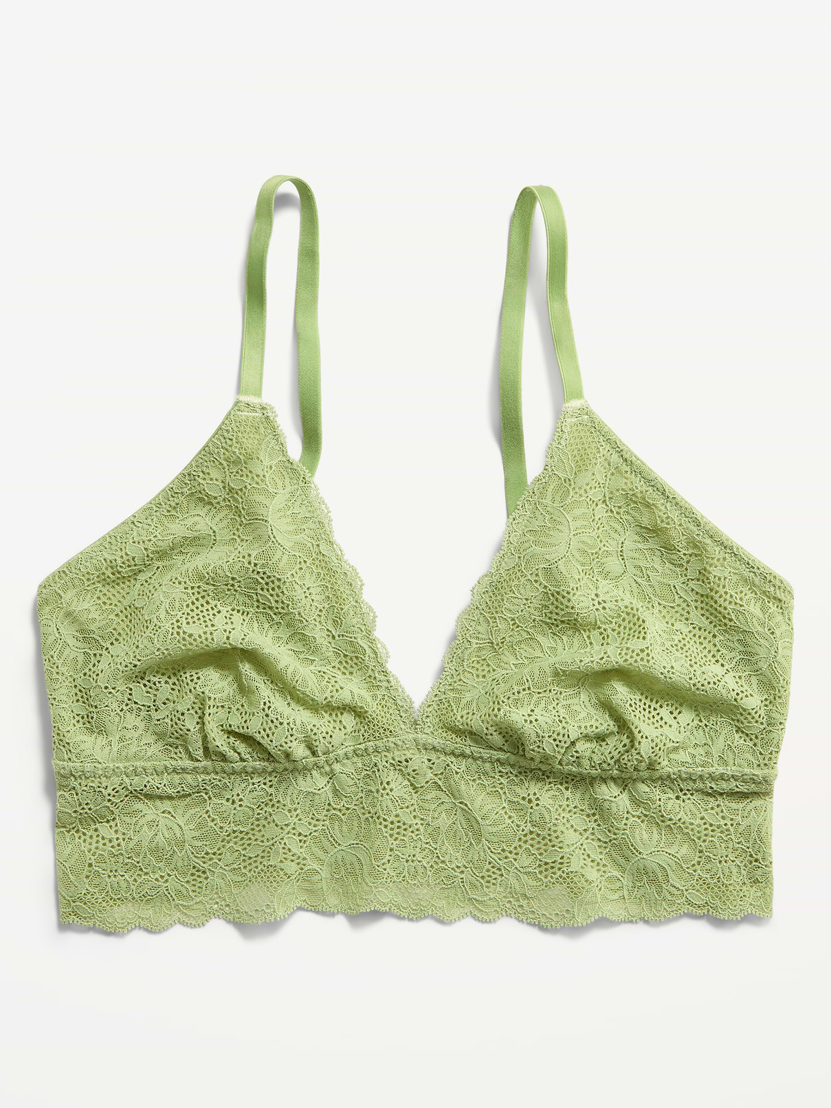 Image 4 of 8, Lace Longline Bralette