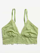 Image 4 of 8, Lace Longline Bralette
