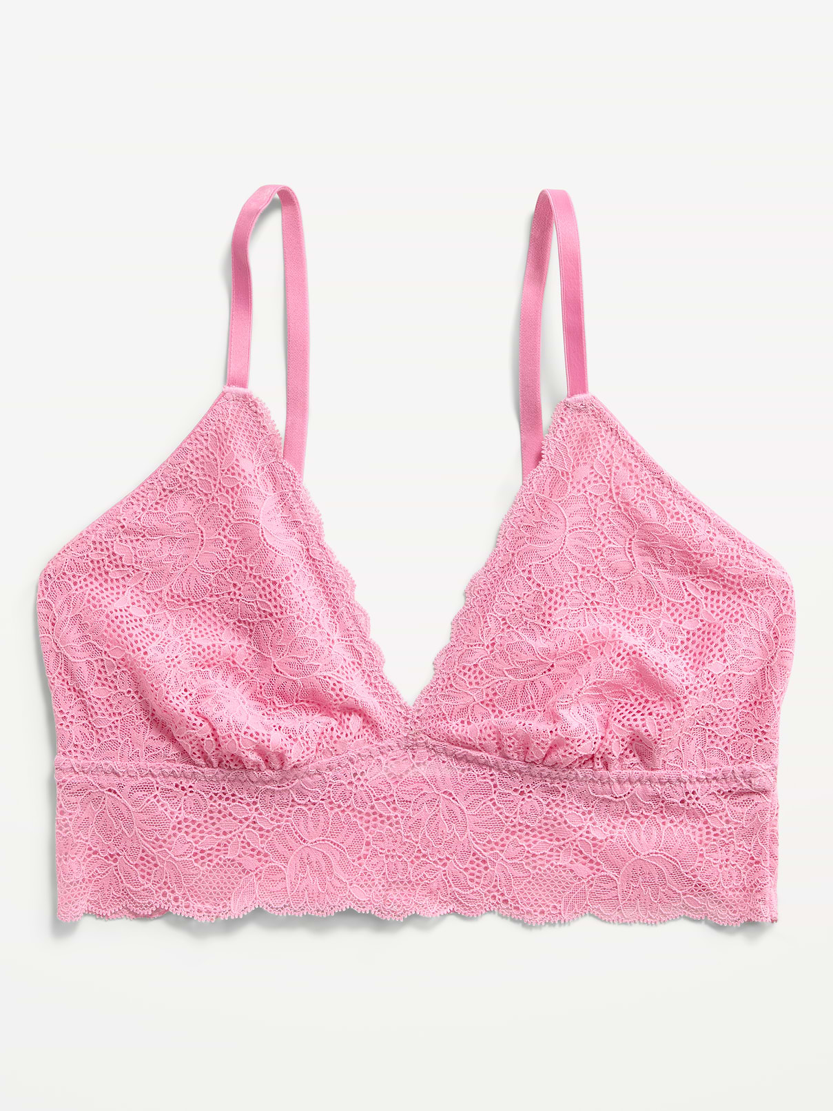 Image number 4 showing, Lace Longline Bralette